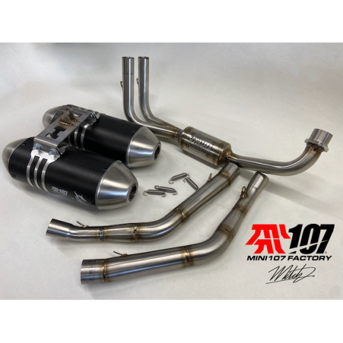 Echappement TWIN Scalvini by mini107 YCF MINIGP